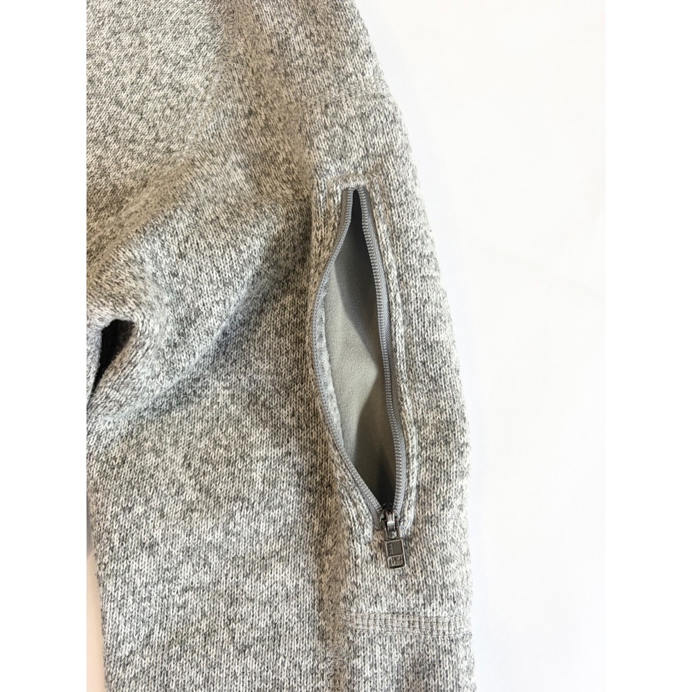 Patagonia Better Sweater 1/4 Zip Fleece Pullover Heather Grey Womens Medium - Picture 6 of 15